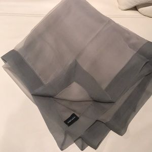 Giorgio Armani Silk Scarf Gray